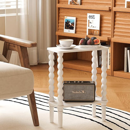 Veegle Narrow Side Table, Small End Table - Image 3