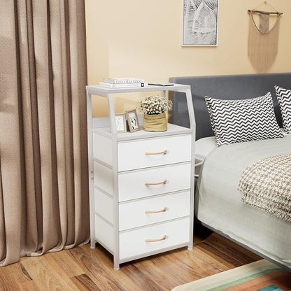 Furnulem Tall 4 Drawers Dresser, Vertical Storage Tower - Image 6