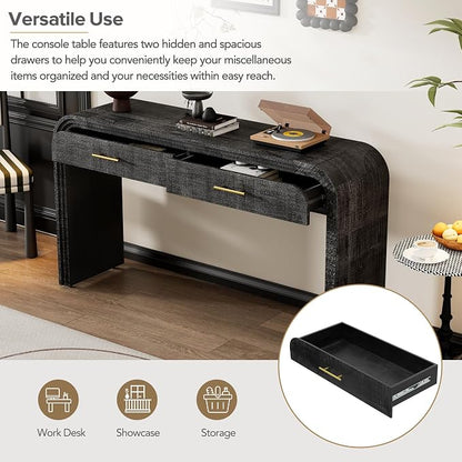Console Table with 2 Drawers, Living Room, Dinning Room - Image 4