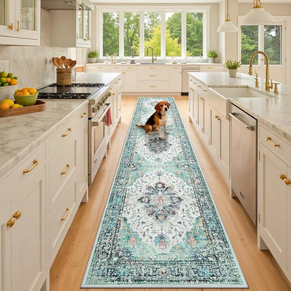RELEANY Area Rugs 2'x10' Runner Rug Non Slip Washable by RELEANY