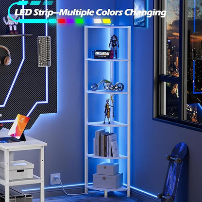 Furnulem 6 Tier Corner Shelf - Image 5