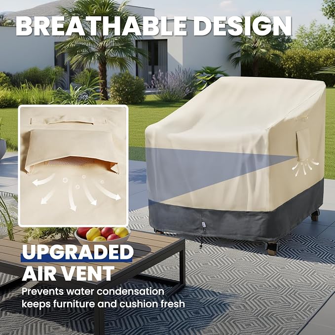 Extra Heavy Duty Outdoor Chair Covers Waterproof - Image 6