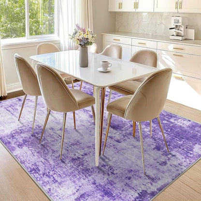 RELEANY Washable Area Rugs 5'x7' Non-Slip Modern Abstract Soft - Image 8