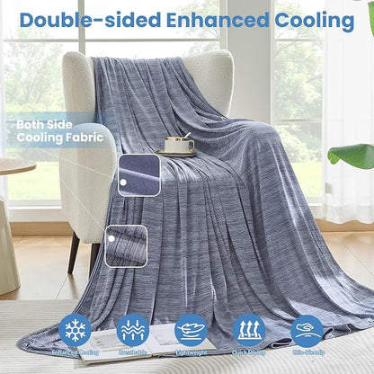 OIGAE Cooling Blanket for Hot Sleepers - Image 3
