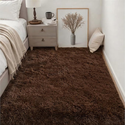 Fluffy 4x6 Area Rugs for Living Room Bedroom: Ultra Soft Shag Rug Non-Slip - Image 3