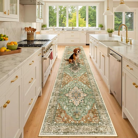 RELEANY Area Rugs 3'x10' Runner Rug Non Slip Washable by RELEANY