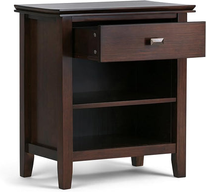 SIMPLIHOME Artisan Solid Wood 24 inch Wide Transitional-Style Bedside - Image 3