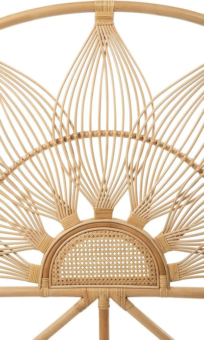 Kouboo Sunflower Rattan Twin Headboard Bedroom Bedroom Furniture Headboard Twin - Image 4