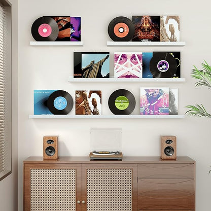 Floating Shelves for Wall, 48 inch Wood Floating Shelves Set of 2, Picture - Image 7