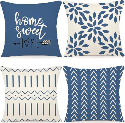 YCOLL Pillow Covers 20x20 Set of 4, Modern Sofa Throw Pillow Cover, Decorative by PillowCoversExpert