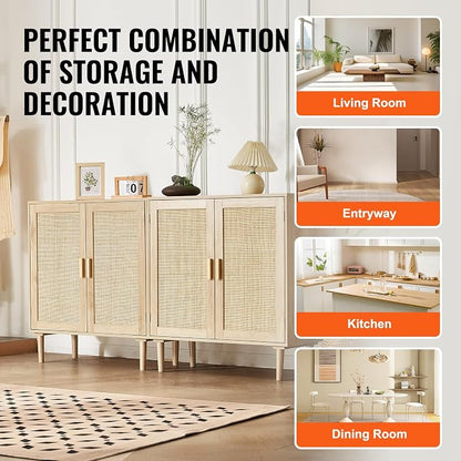 VEVOR Rattan Buffet Cabinet - Image 8