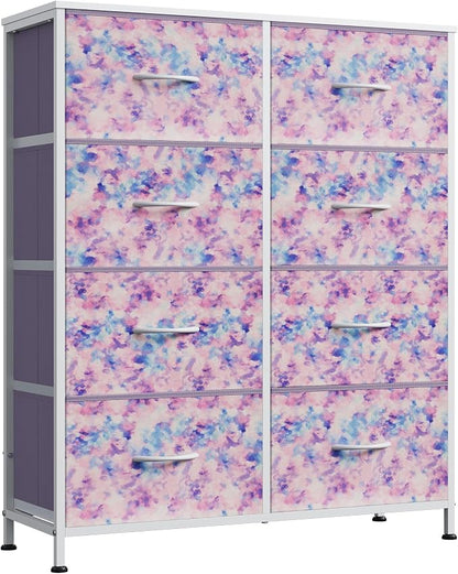WLIVE Fabric Dresser for Bedroom, Tall Dresser by WLIVE