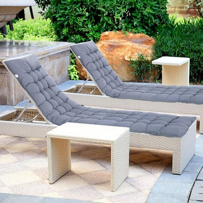 Bucherry 67 x 19 Inch Chaise Lounge Cushions Soft Lounge Chair Cushion Gravity - Image 7