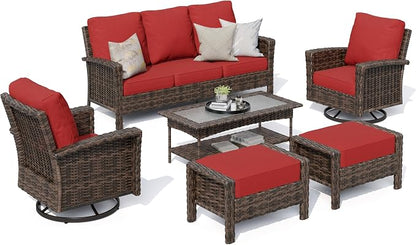 HERA'S HOUSE Red Outdoor Furniture Set - Image 9