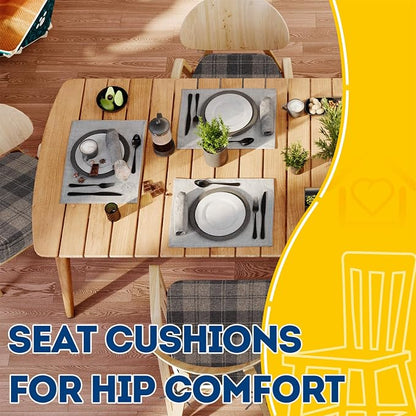 AAAAAcessories D-Shaped Chair Cushions, Machine-Washable Cover - Image 8