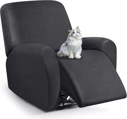 ANARACHON Leather Look Recliner Chair Covers, 4-Pieces Stretch Recliner Cover by ANARACHON
