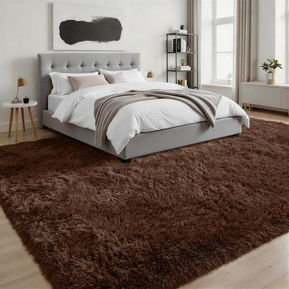 Fluffy Area Rugs 9x12 Living Room Bedroom: Ultra Soft Shag Rug Upgrade Non-Slip - Image 3