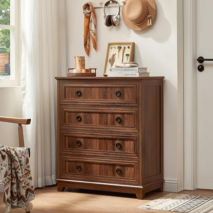 Joaxswe Farmhouse 4 Drawer Dresser - Image 12
