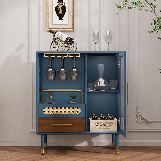 ARTPOWER Modern Coffee Bar Cabinet - Image 4