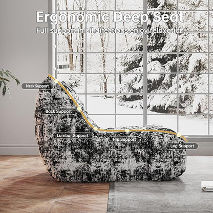 WHGBJA Memory Foam Bean Bag Chair - Image 5