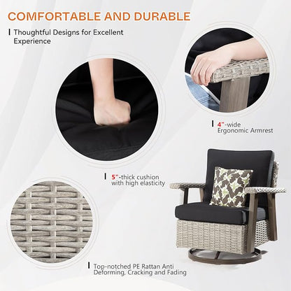 Joyside Patio Chair with Side Table - Image 4