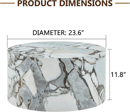 23.6'' Modern Round Coffee Table - Image 2