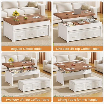 Itaar Lift Top Coffee Table Set, Center Table - Image 3