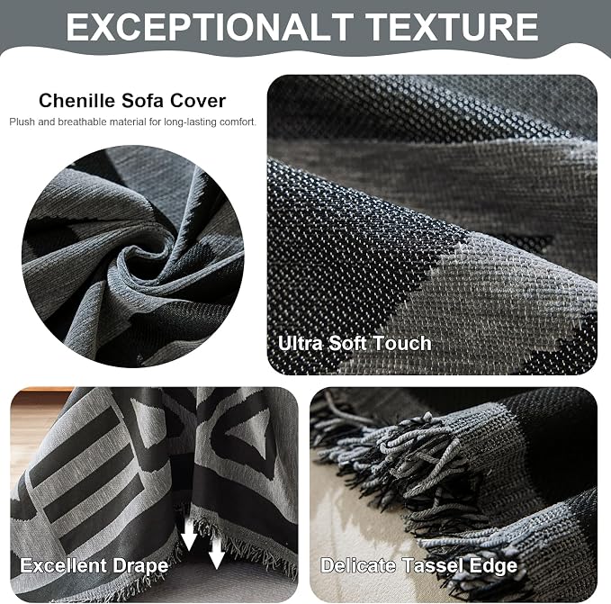 VClife Bohemian Sofa Covers, Non Slip Couch Protector - Image 5