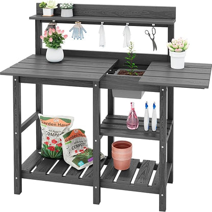 SERWALL Outdoor Potting Bench by SERWALL