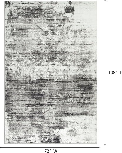 6x9 Area Rugs Washable Rug: Large Modern Abstract Living Room Rug Soft - Image 2