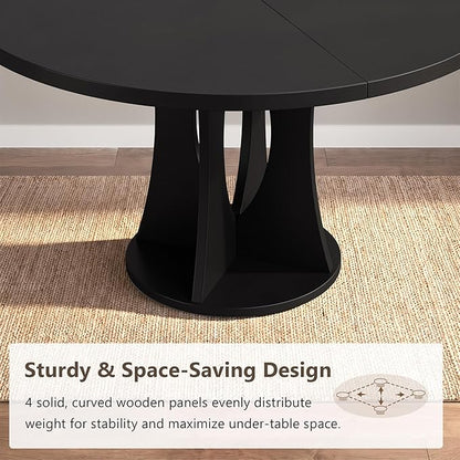 Einhomn 47.2-inch Round Dining Table, Kitchen Table - Image 7