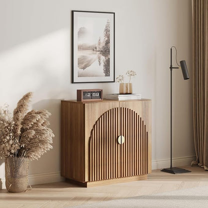 BELLEZE Modular Fluted Sideboard Buffet Cabinet by BELLEZE