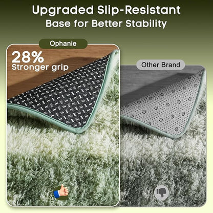 Ophanie 6x9 Green and White Area Rugs - Image 4
