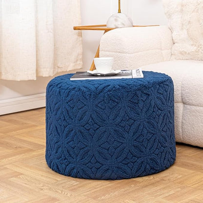 Plush Multi-Functional Ottoman Pouf – Ergonomic Ottoman Foot Rest by Unknown
