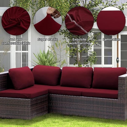 Outdoor Cushion Covers Set, Replacement - Image 4