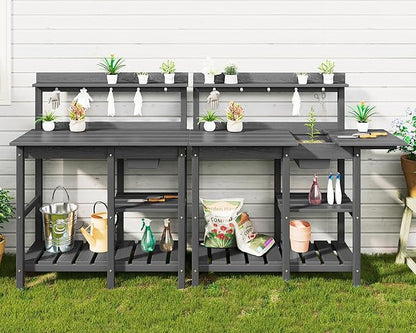 SERWALL Outdoor Potting Bench - Image 9