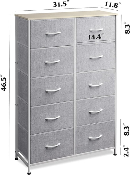 WLIVE Tall Dressers for Bedroom - Image 3