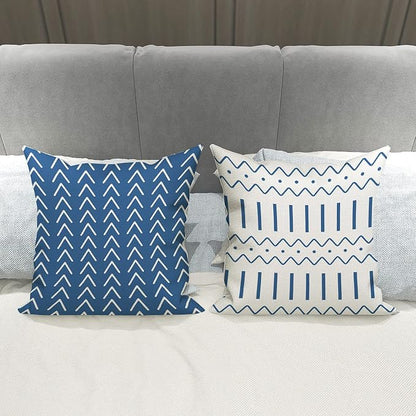 YCOLL Pillow Covers 16x16 Set of 4, Modern Sofa Throw Pillow Cover, Decorative - Image 4