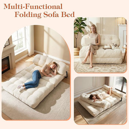 Folding Sofa Bed, Convertible Sleeper Chair - Image 3