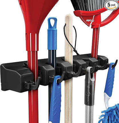Mop and Broom Holder Wall Mount by HOMEIT