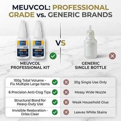 Meuvcol Leather Glue 100g, Fast-Setting Leather Repair Adhesive - Image 3
