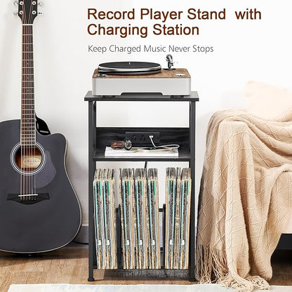 AMHANCIBLE Record Player Stand - Image 2