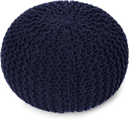 REDEARTH · Round Pouf Foot Stool Bean Bag Ottoman by REDEARTH