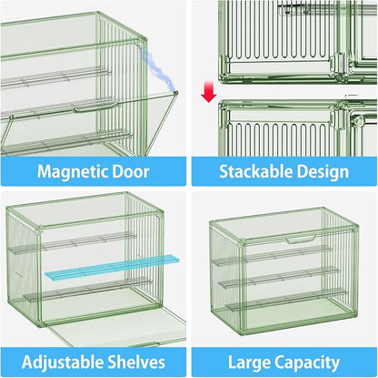 Clear Green Acrylic Figure Display Case - Image 7