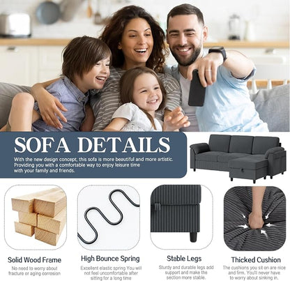 Sectional Couches for Living Room, L Shaped Couch - Image 7