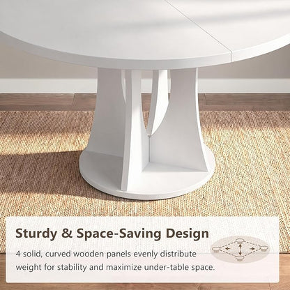 Einhomn 47.2-inch Round Dining Table, Kitchen Table - Image 7