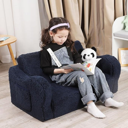 MOMCAYWEX Kids Sofa, 2-in-1 Flip-Out Foam Couch - Image 2