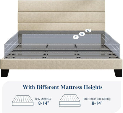 Allewie King Size Platform Bed Frame - Image 7