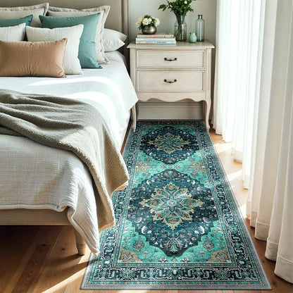 RELEANY Area Rugs 3'x8' Runner Rug Non Slip Washable - Image 2