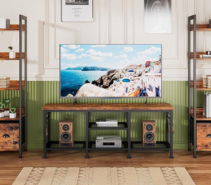 Furologee TV Stand for TVs up to 55 Inch, Entertainment Center - Image 8